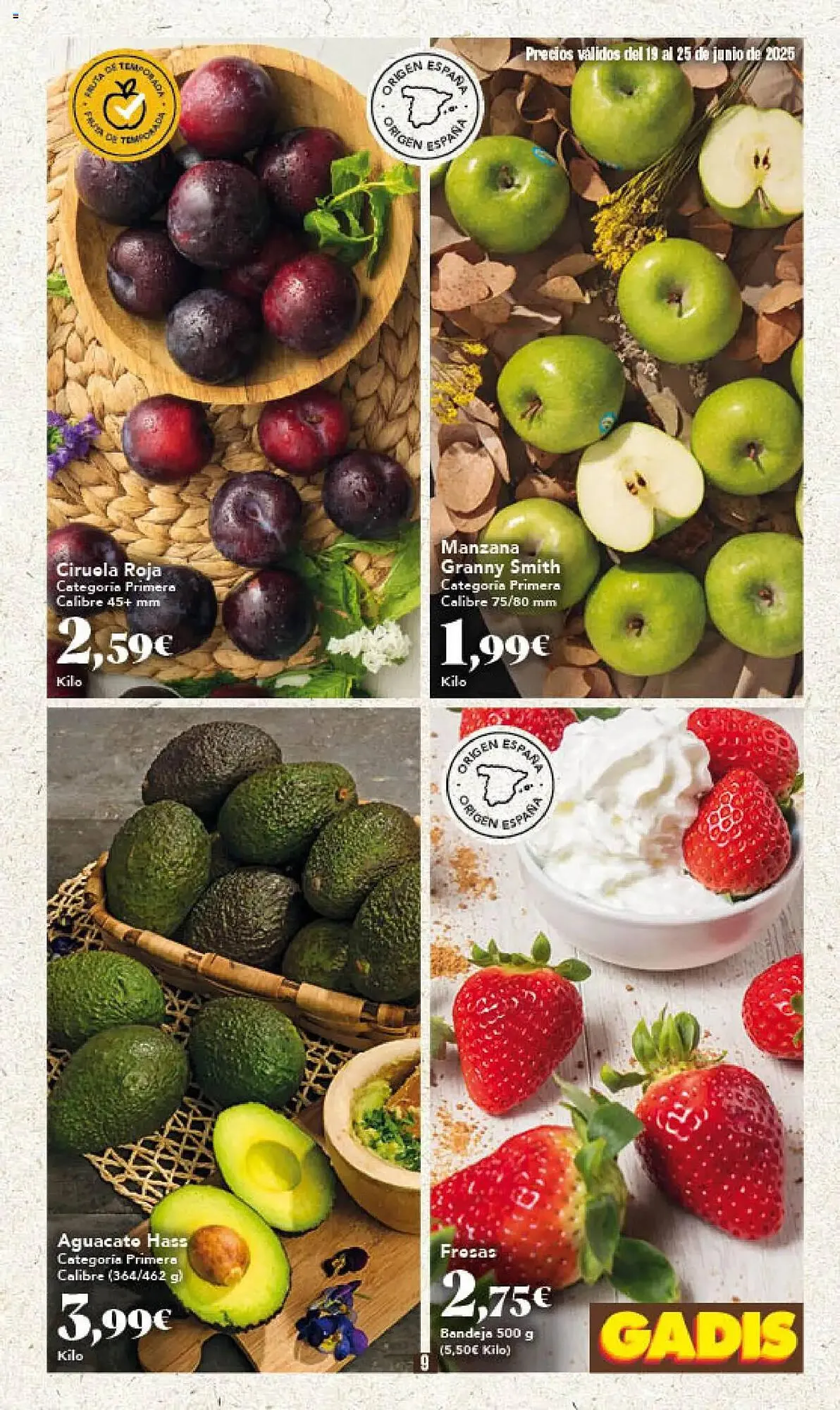 Catálogo de Folleto Gadis 19 de junio al 25 de junio 2025 - Página 9