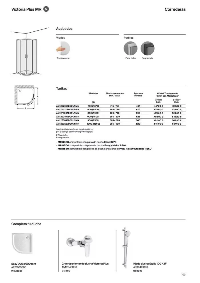Catálogo de Mamparas de Baño 9 de enero al 31 de diciembre 2025 - Página 105