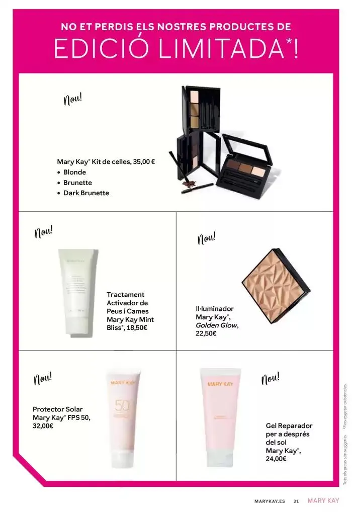 Catálogo de Folleto "Belleza Mary Kay" Catalán - Primavera 2025 16 de abril al 30 de abril 2025 - Página 31