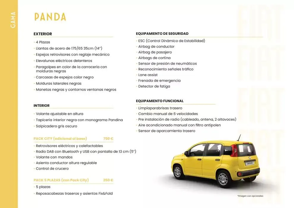 Catálogo de Fiat Panda / Pandina 6 de marzo al 31 de agosto 2025 - Página 4