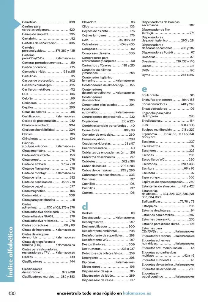Catálogo de Staples Kalamazoo Catálogo General 9 de enero al 30 de septiembre 2025 - Página 430