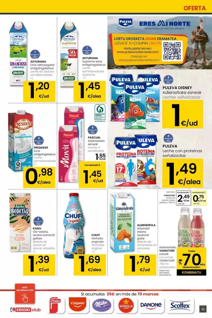 Catálogo de AUKERA OFERTA HIPERMERKATUAK EROSKI 10 de abril al 29 de abril 2025 - Página 19