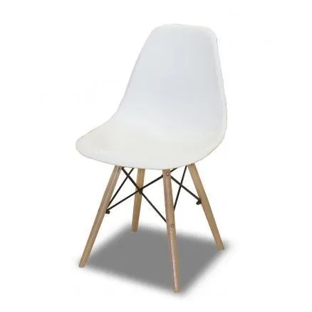 Silla de estilo nórdico en color blanco