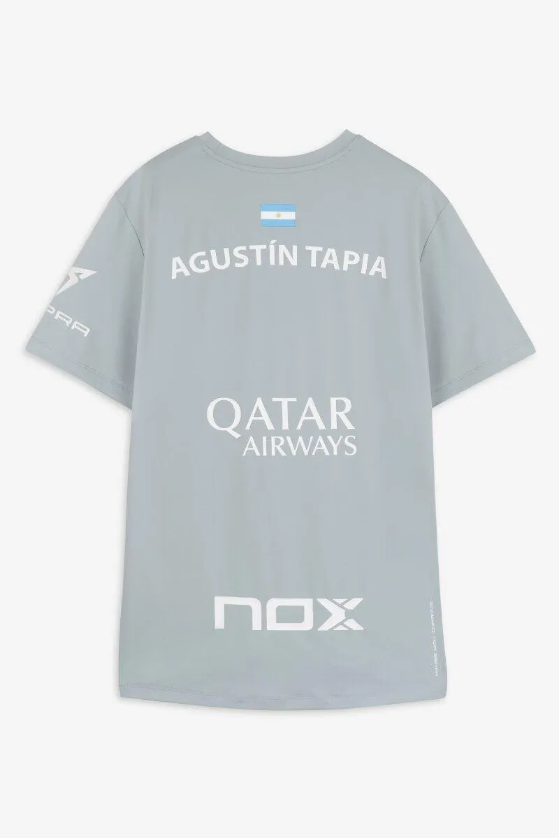 Camiseta Sponsors AT10 Gris de Agustín Tapia