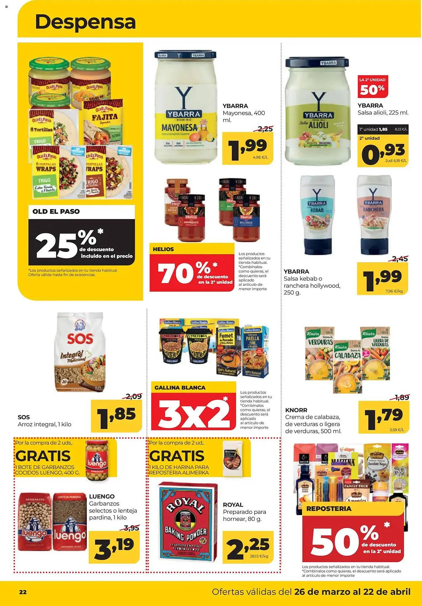 Catálogo de Folleto Alimerka 26 de marzo al 22 de abril 2026 - Página 22