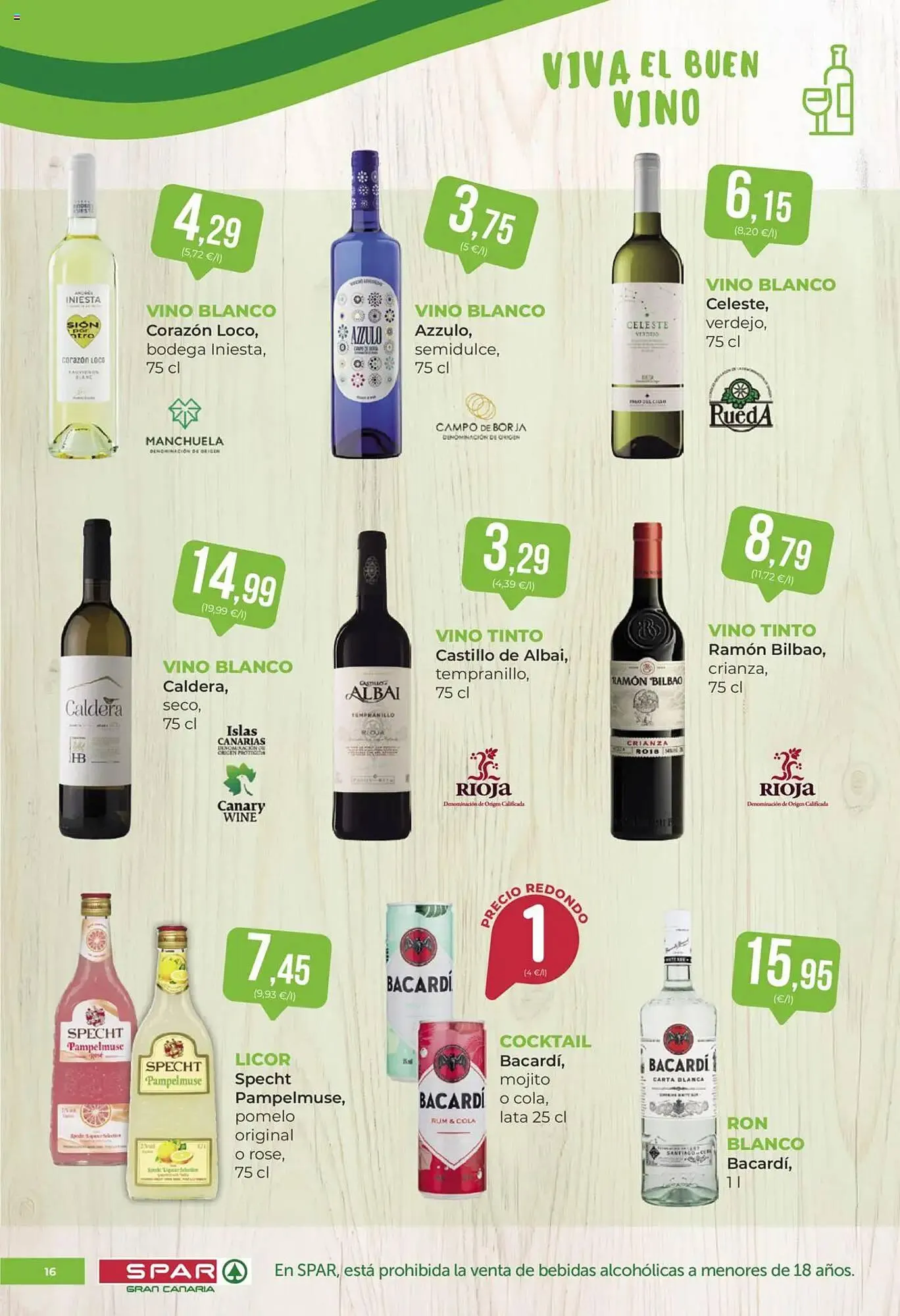 Catálogo de Folleto SPAR Gran Canaria 21 de marzo al 3 de abril 2025 - Página 16