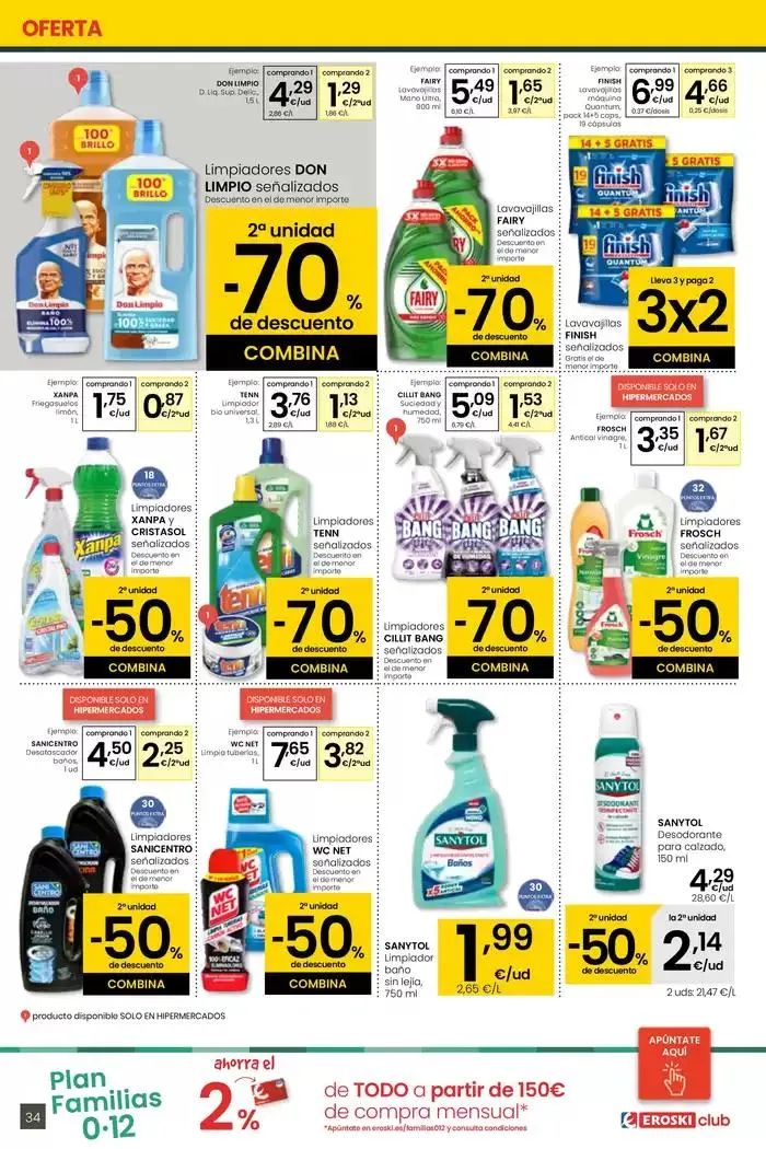 Catálogo de SUMA AHORRO HIPERMERCADOS EROSKI 2 de mayo al 13 de mayo 2025 - Página 34