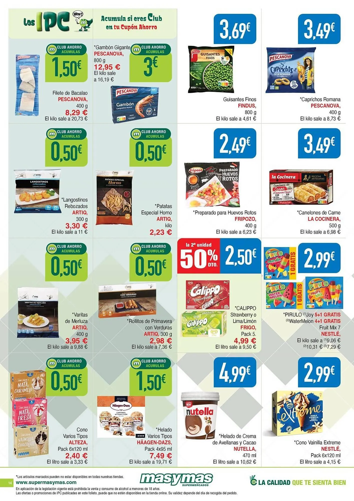 Catálogo de Folleto Masymas 26 de junio al 30 de julio 2025 - Página 14