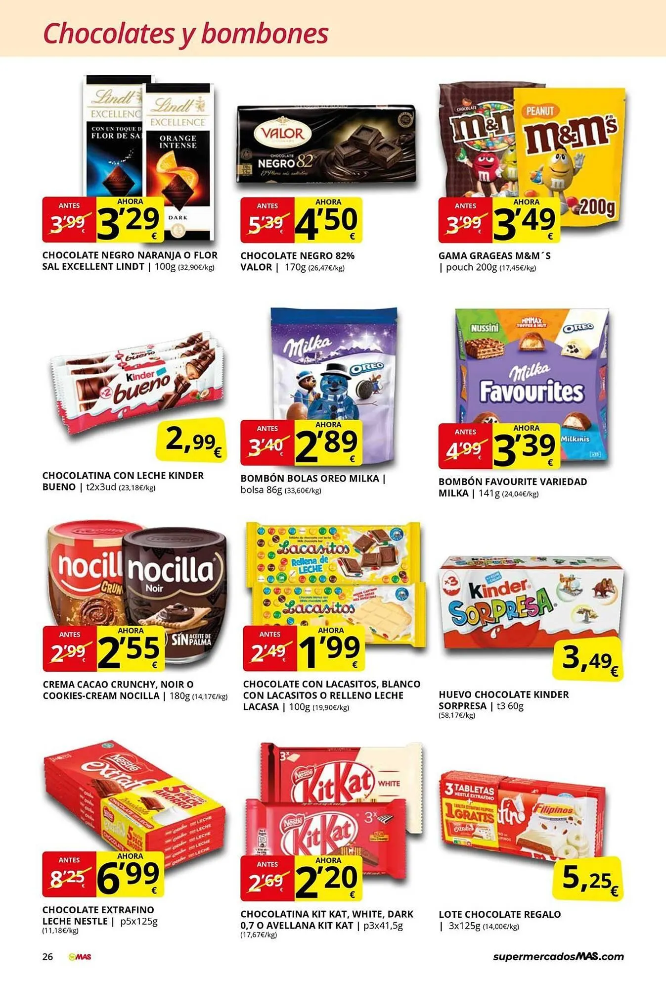 Catálogo de Folleto Supermercados MAS 31 de octubre al 30 de noviembre 2025 - Página 26