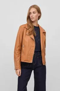 Cazadora efecto piel