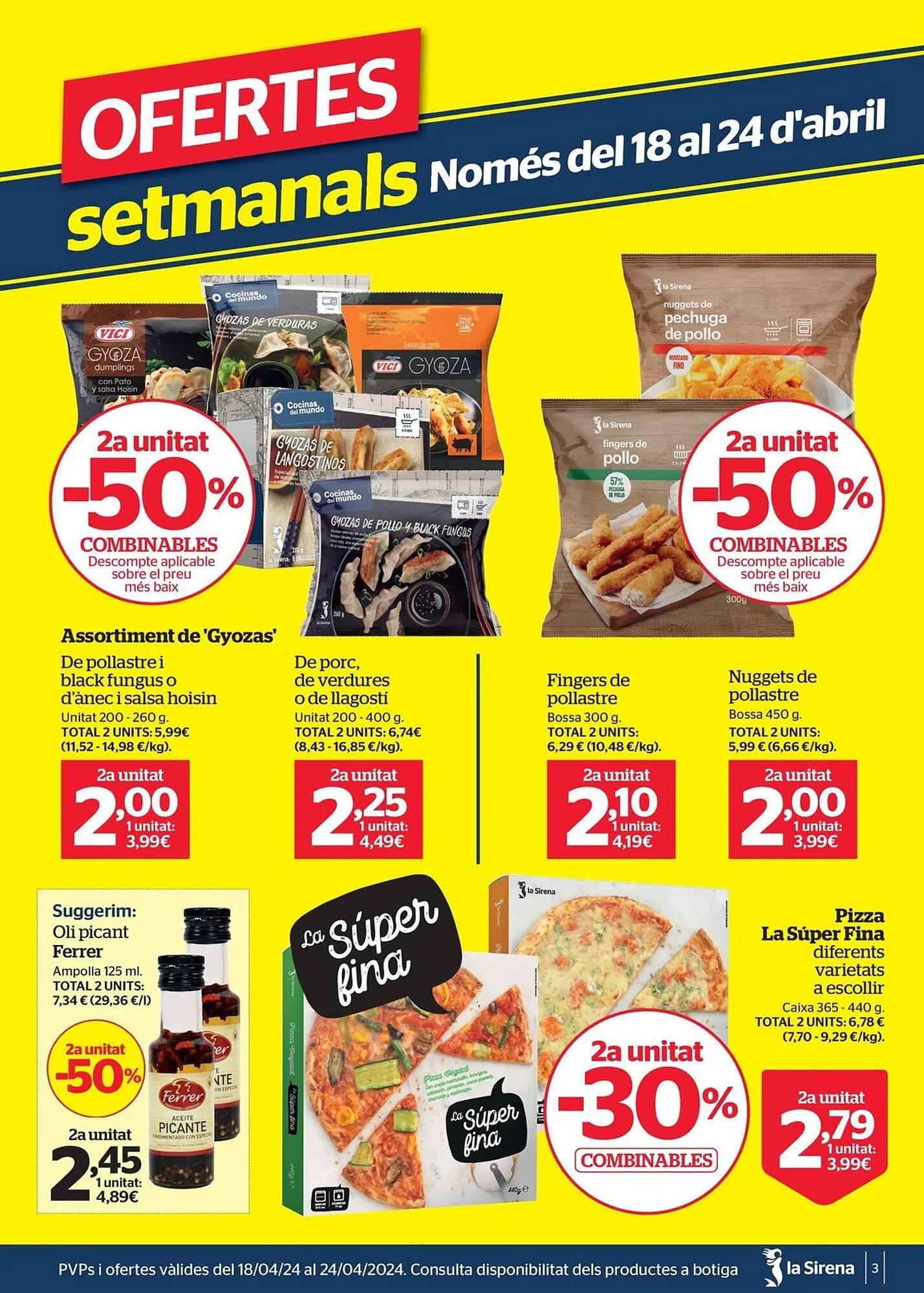 Catálogo de Folleto La Sirena 18 de abril al 24 de abril 2024 - Página 3