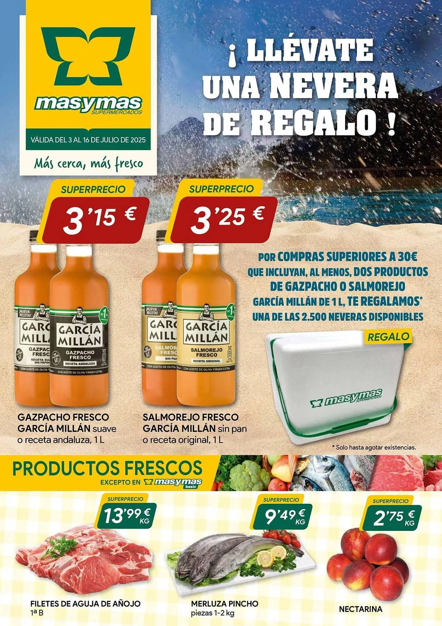 Catálogo de Folleto Masymas 3 de julio al 16 de julio 2025 - Página 1