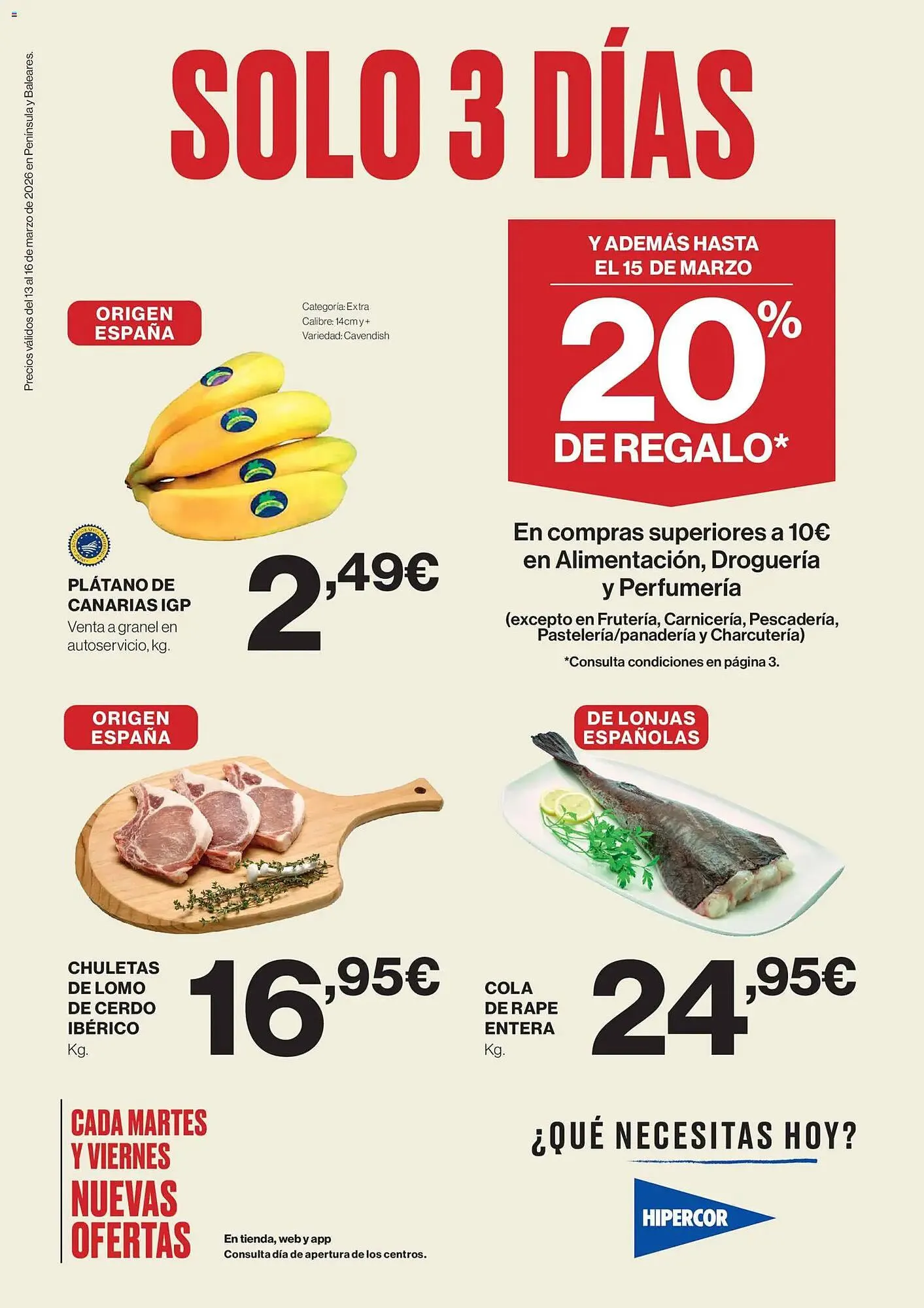 Catálogo de Catálogo Hipercor 13 de marzo al 16 de marzo 2026 - Página 1