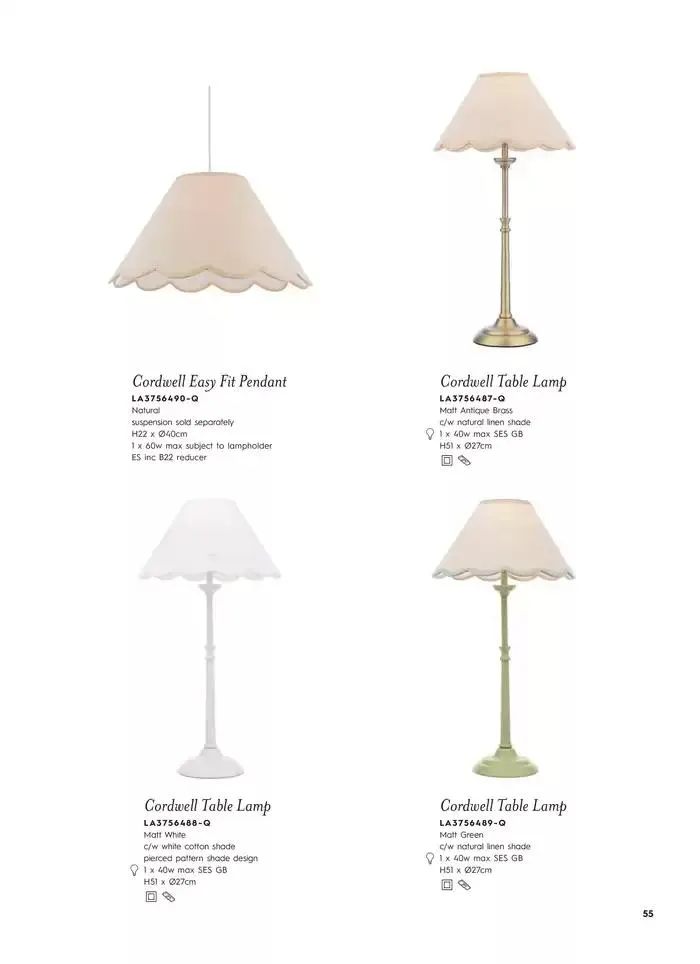 Catálogo de Lighting & Mirror Collection 12 de marzo al 31 de agosto 2025 - Página 57