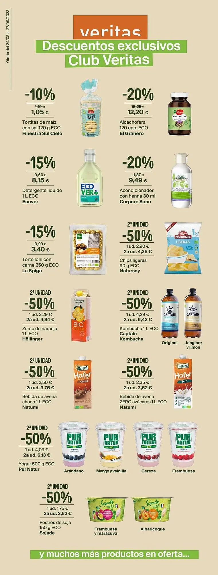 Catálogo de Folleto Veritas 24 de agosto al 27 de septiembre 2023 - Página 1