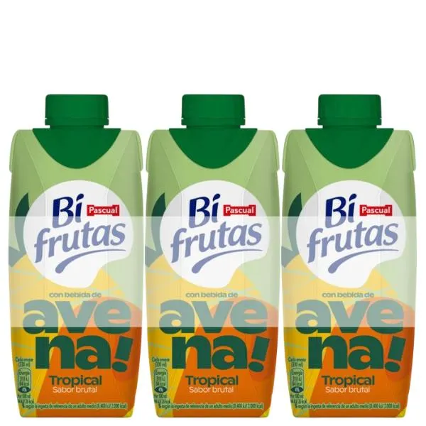 BIFRUTAS TROPICAL AVENA 3X330ML