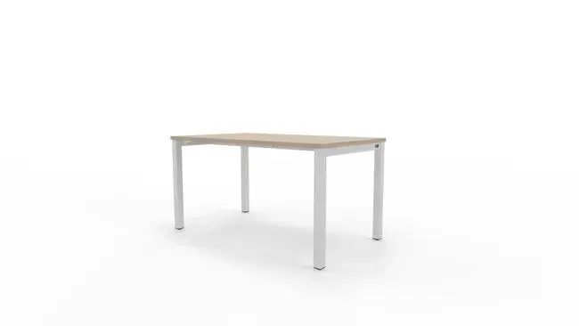 Mesa de escritorio de melamina Nova Plus roble claro de 74x180x60cm