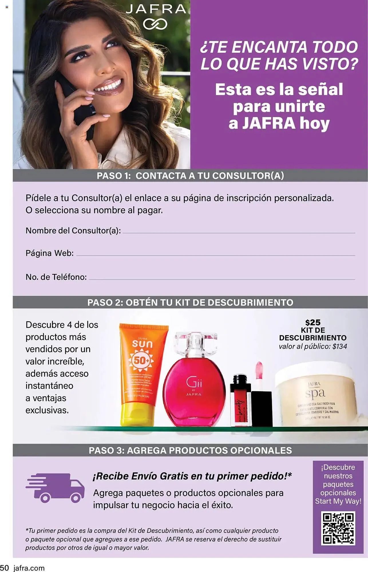 Catálogo de Folleto JAFRA 1 de julio al 31 de julio 2025 - Página 50