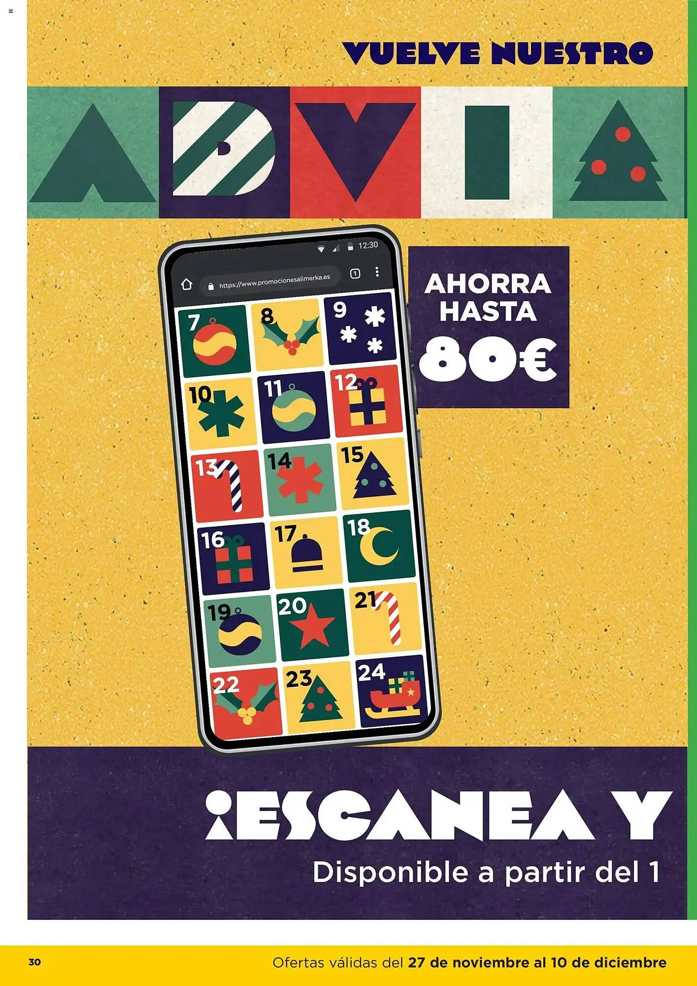 Catálogo de Folleto Alimerka 27 de noviembre al 10 de diciembre 2025 - Página 30