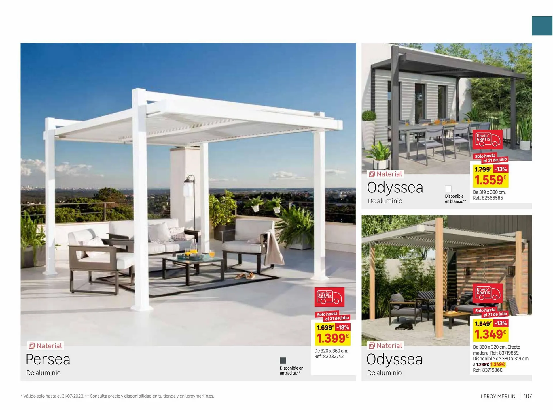 Catálogo de Folleto Leroy Merlin 9 de junio al 31 de julio 2023 - Página 107