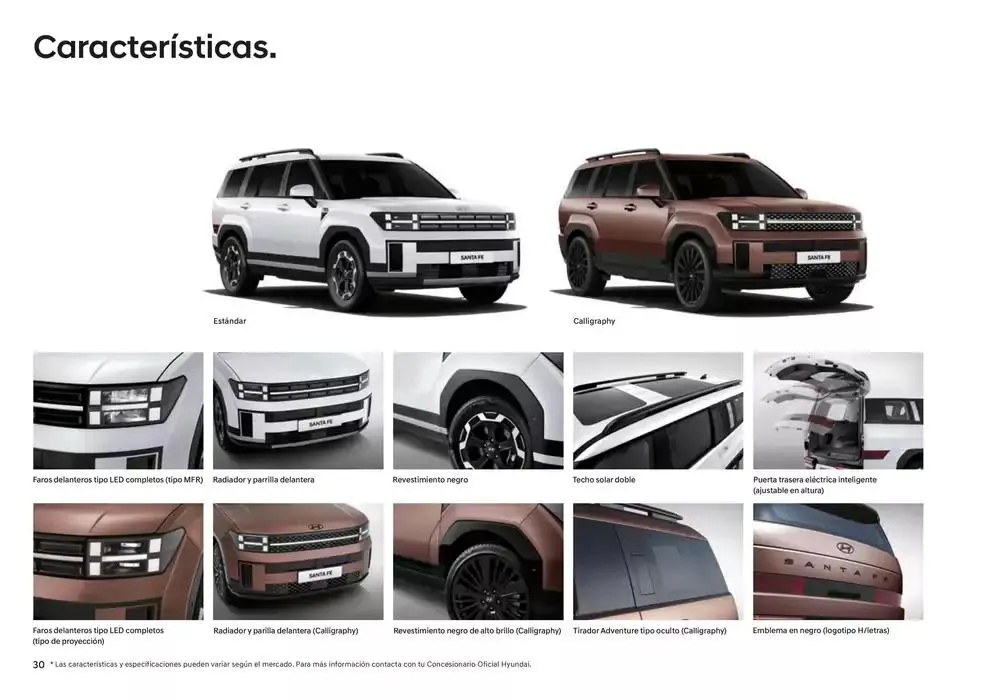Catálogo de Hyundai - Nuevo SANTA FE Híbrido 31 de diciembre al 31 de diciembre 2025 - Página 30