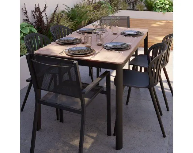 Mesa jardín Thilia 150cm Goodhome