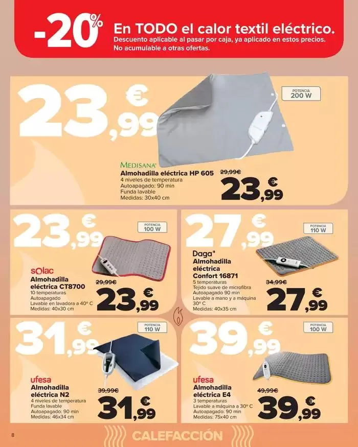 Catálogo de CALEFACCIÓN 13 de enero al 26 de enero 2025 - Página 8