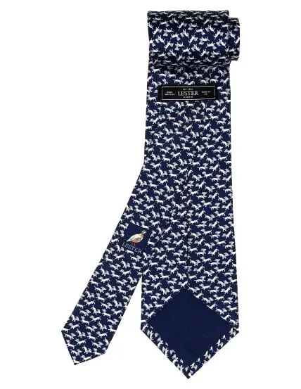 Corbata teckel Azul/azul