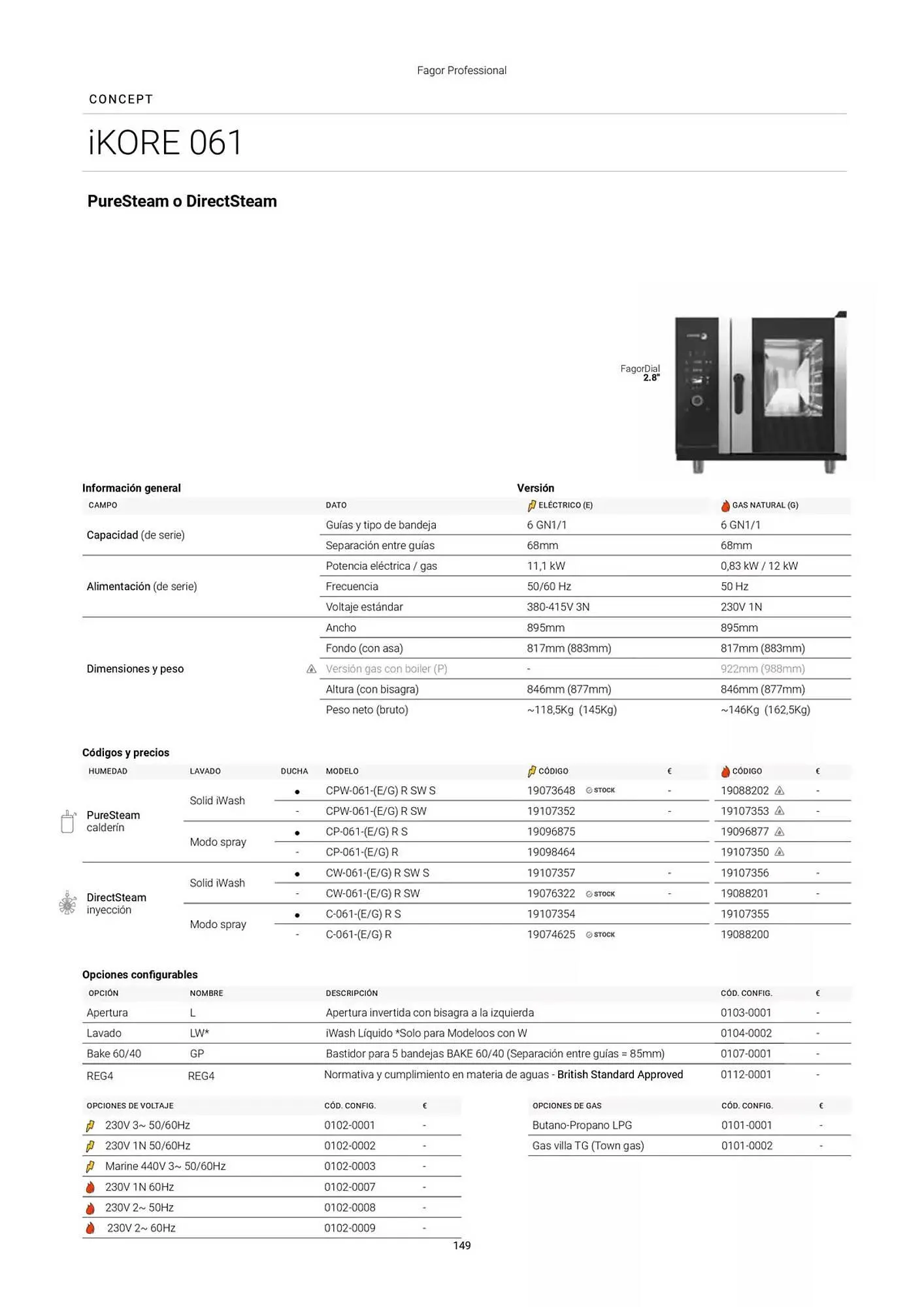 Catálogo de Folleto Fagor 3 de marzo al 1 de enero 2026 - Página 150