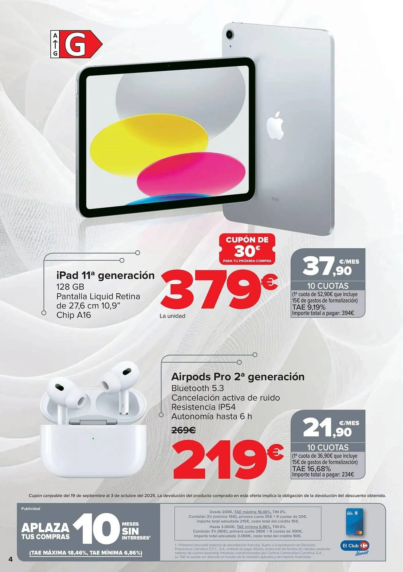 Catálogo de Folleto Carrefour 26 de agosto al 10 de septiembre 2025 - Página 4