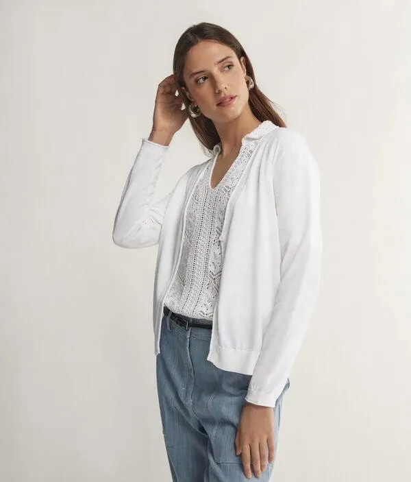 Cárdigan de manga larga