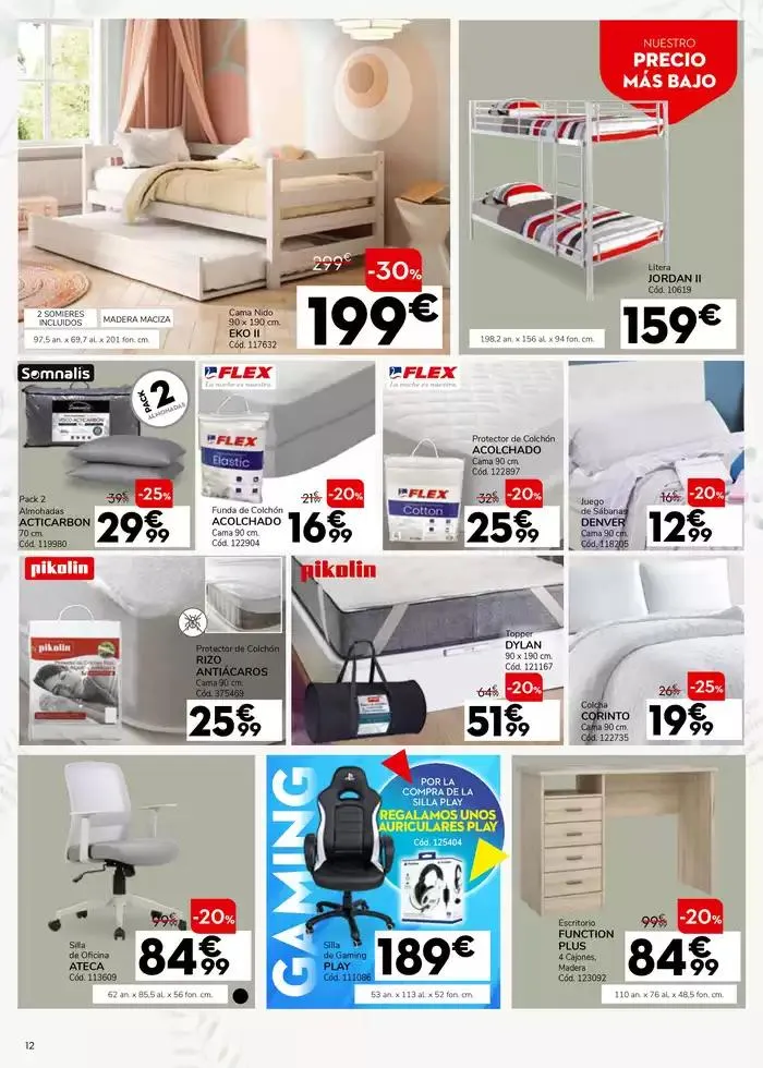 Catálogo de Hasta un 60% de descuento en descanso 2 de mayo al 28 de mayo 2025 - Página 12