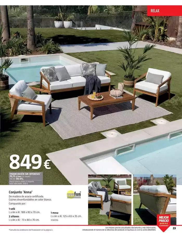 Catálogo de VERANO. Jardín, terraza, balcón.  26 de marzo al 20 de abril 2025 - Página 23