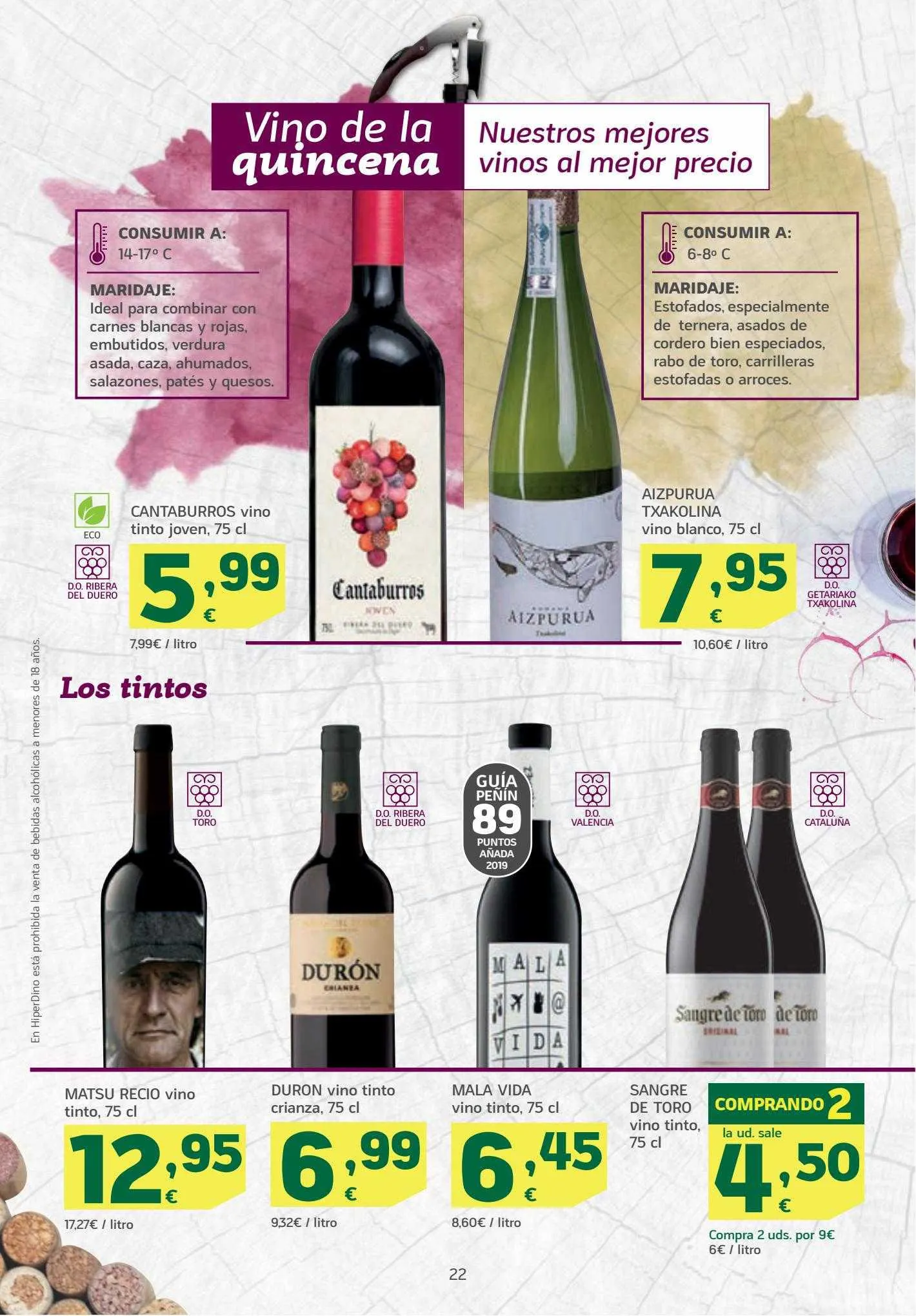 Catálogo de HiperDino Folleto 4 de septiembre al 8 de septiembre 2023 - Página 22