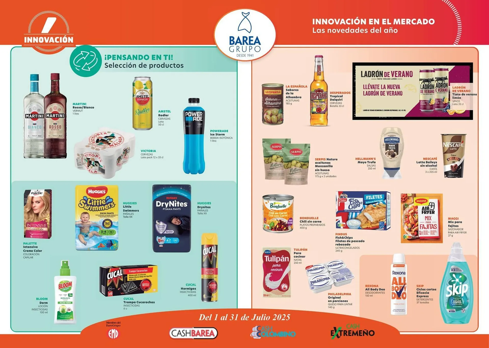 Catálogo de Folleto Cash Barea 1 de julio al 31 de julio 2025 - Página 1