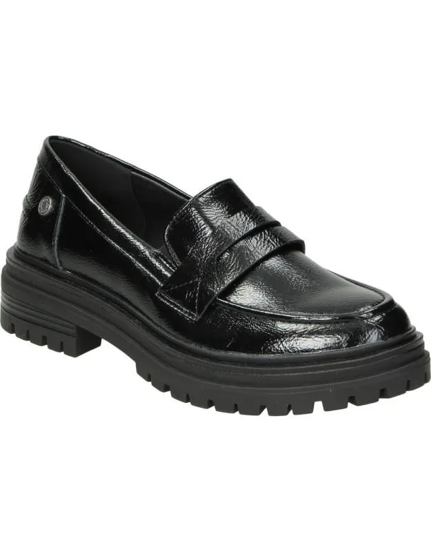 Mocasines negros suela track Refresh 171317