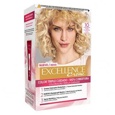 Tinte de cabello L'Oréal Excellence Creme nº 10 rubio clarisimo