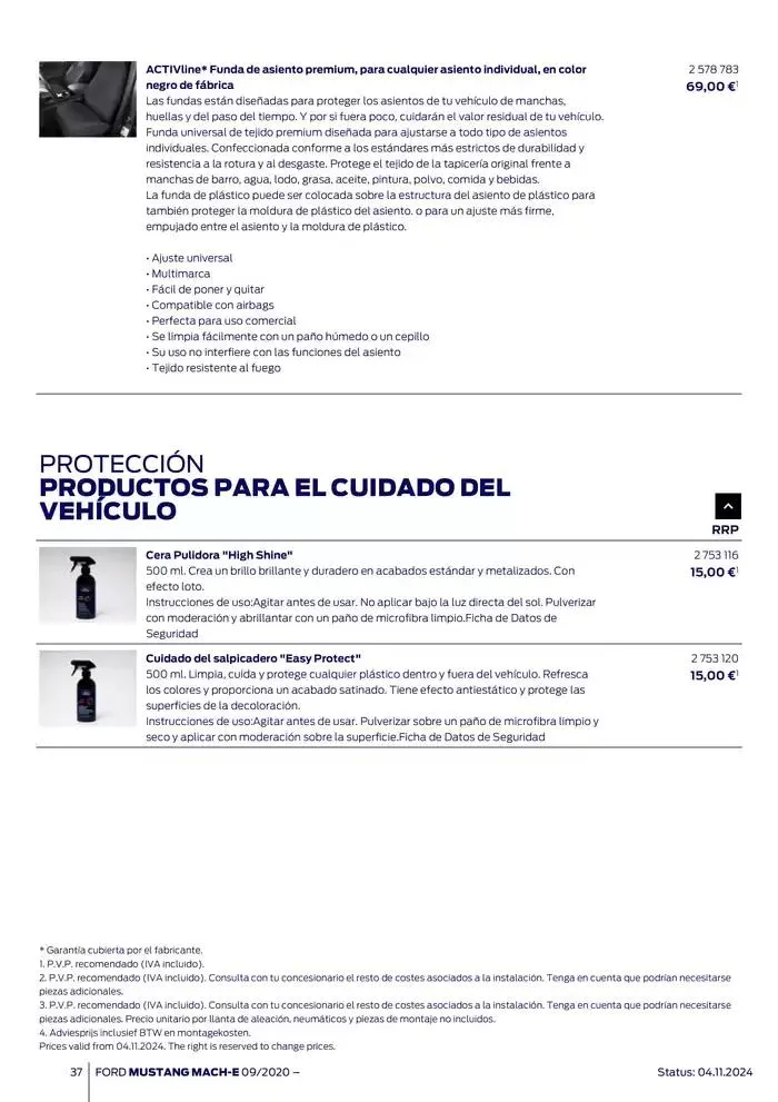 Catálogo de Ford de accesorios Ford Mustang Mach-E 13 de noviembre al 13 de noviembre 2025 - Página 37