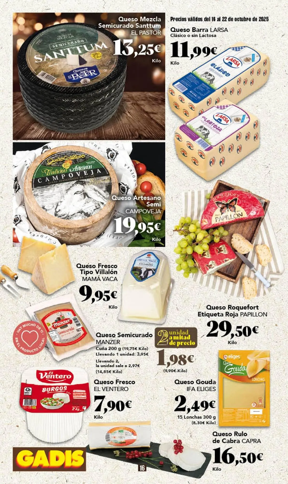Catálogo de Folleto Gadis 16 de octubre al 22 de octubre 2025 - Página 16