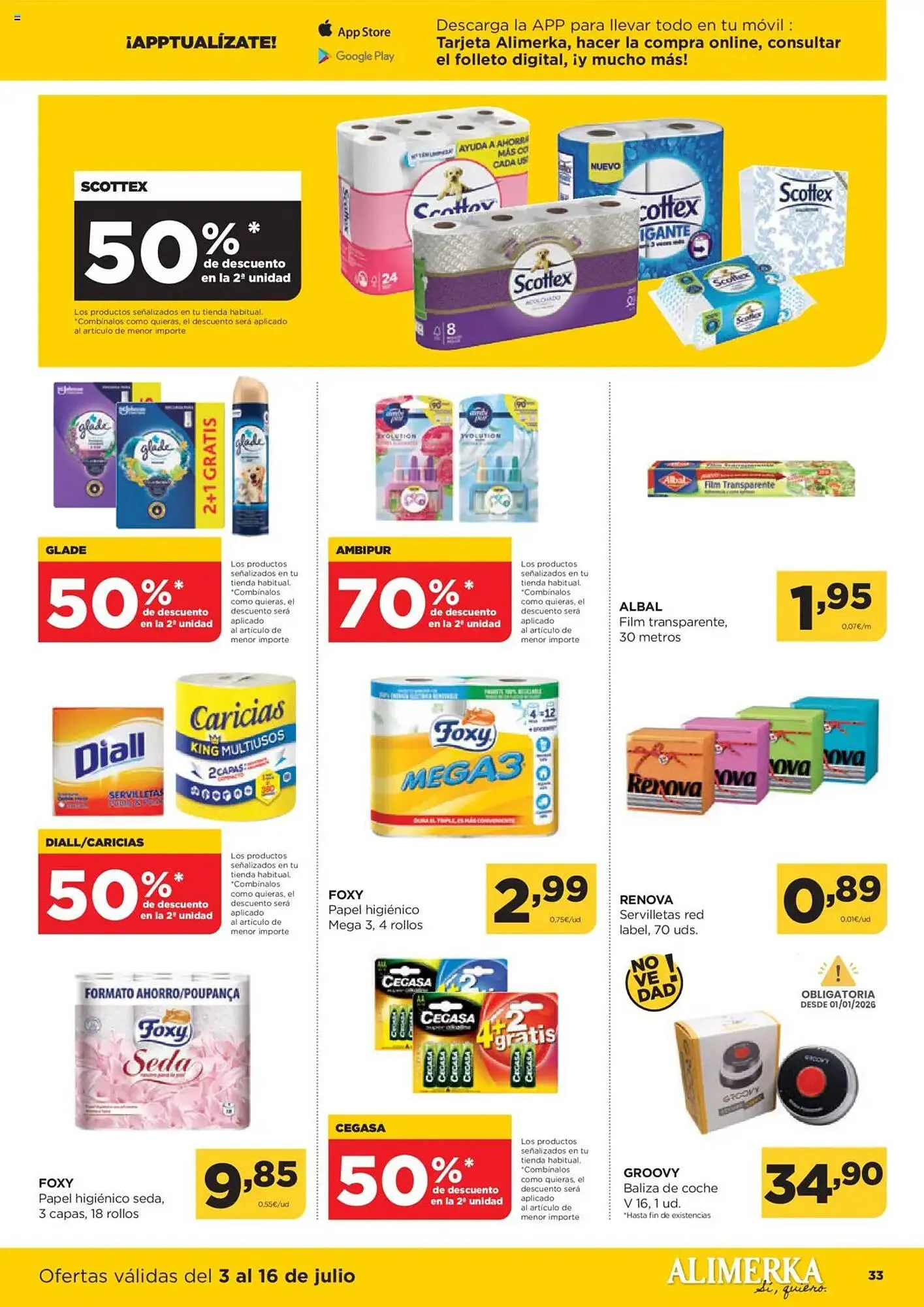 Catálogo de Folleto Alimerka 3 de julio al 16 de julio 2025 - Página 34