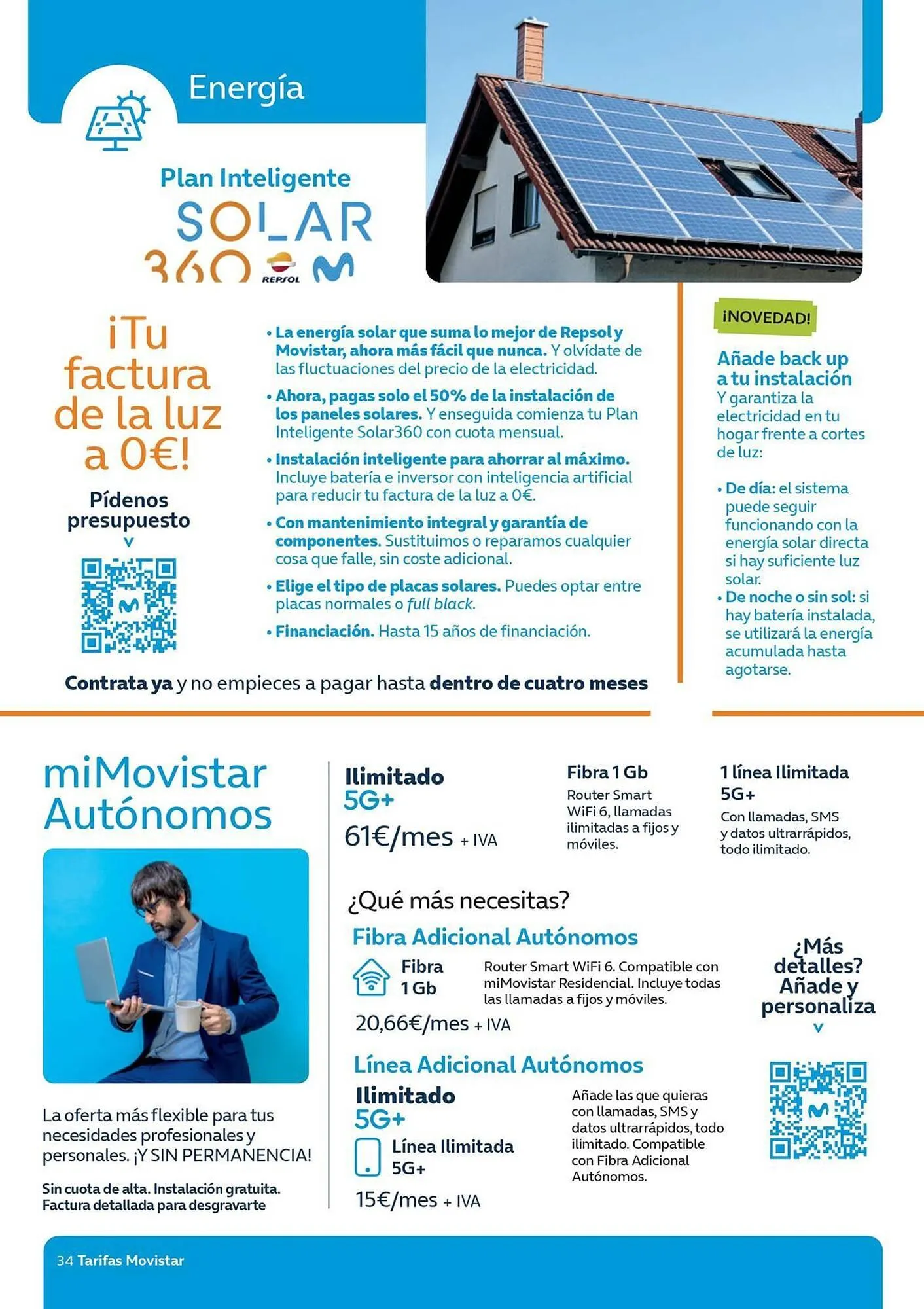 Catálogo de Folleto Movistar 23 de julio al 31 de agosto 2025 - Página 34