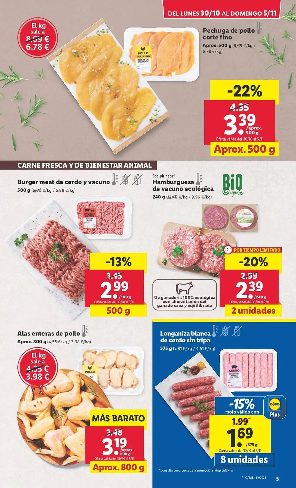 Catálogo de Folleto Lidl 30 de octubre al 5 de noviembre 2023 - Página 5