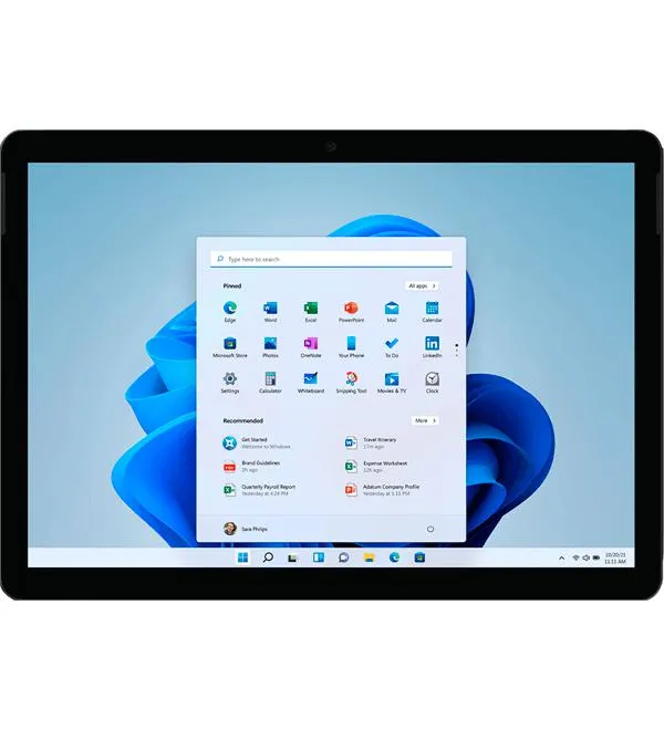 Microsoft Surface Go3 LTE y teclado Gris 64GB