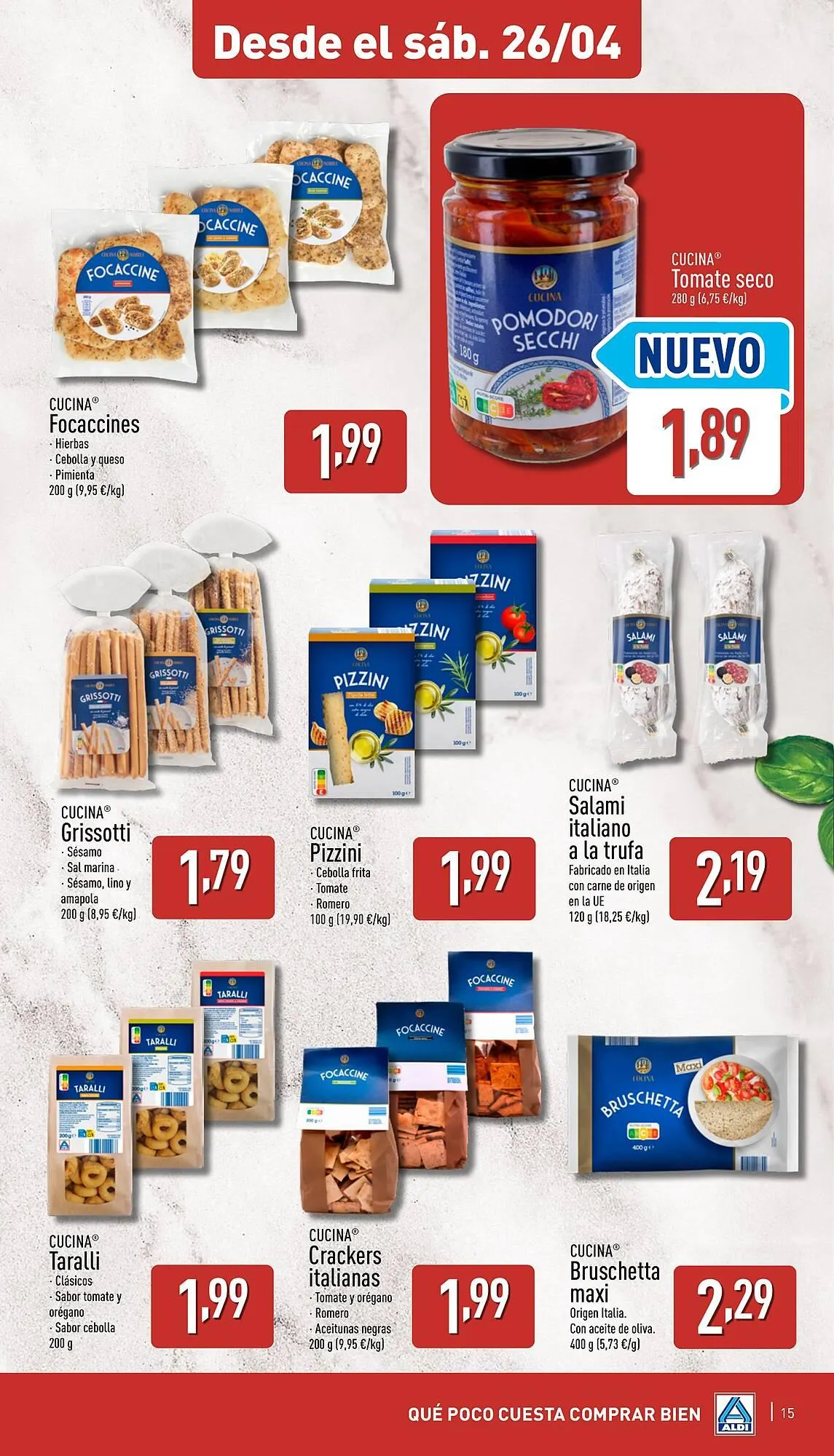 Catálogo de Folleto ALDI 21 de abril al 27 de abril 2025 - Página 15