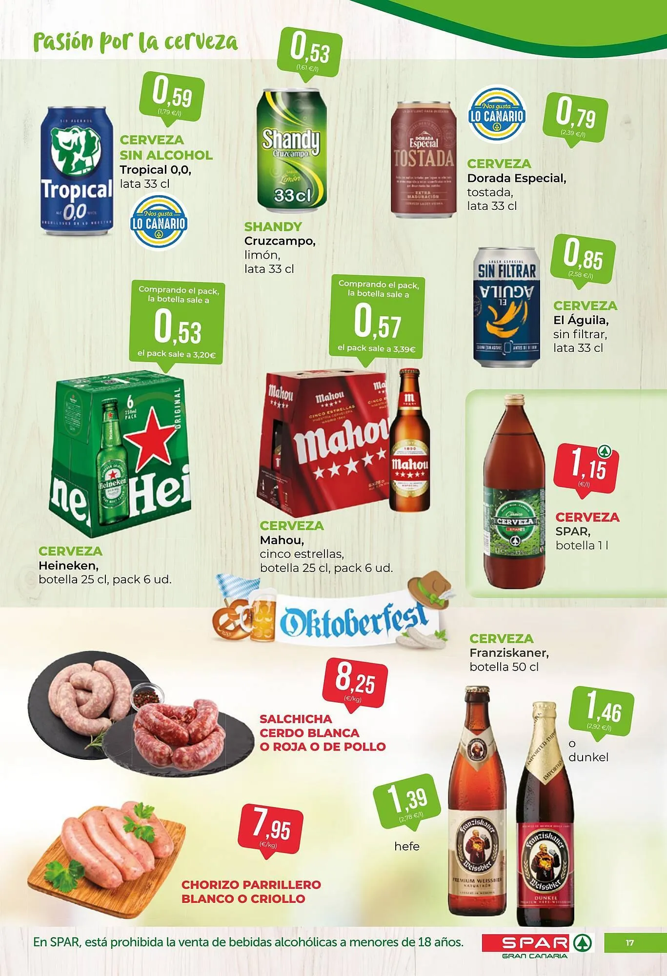 Catálogo de Folleto SPAR Gran Canaria 17 de octubre al 30 de octubre 2025 - Página 17