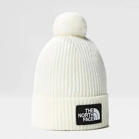 Gorro con pompón y logotipo de TNF