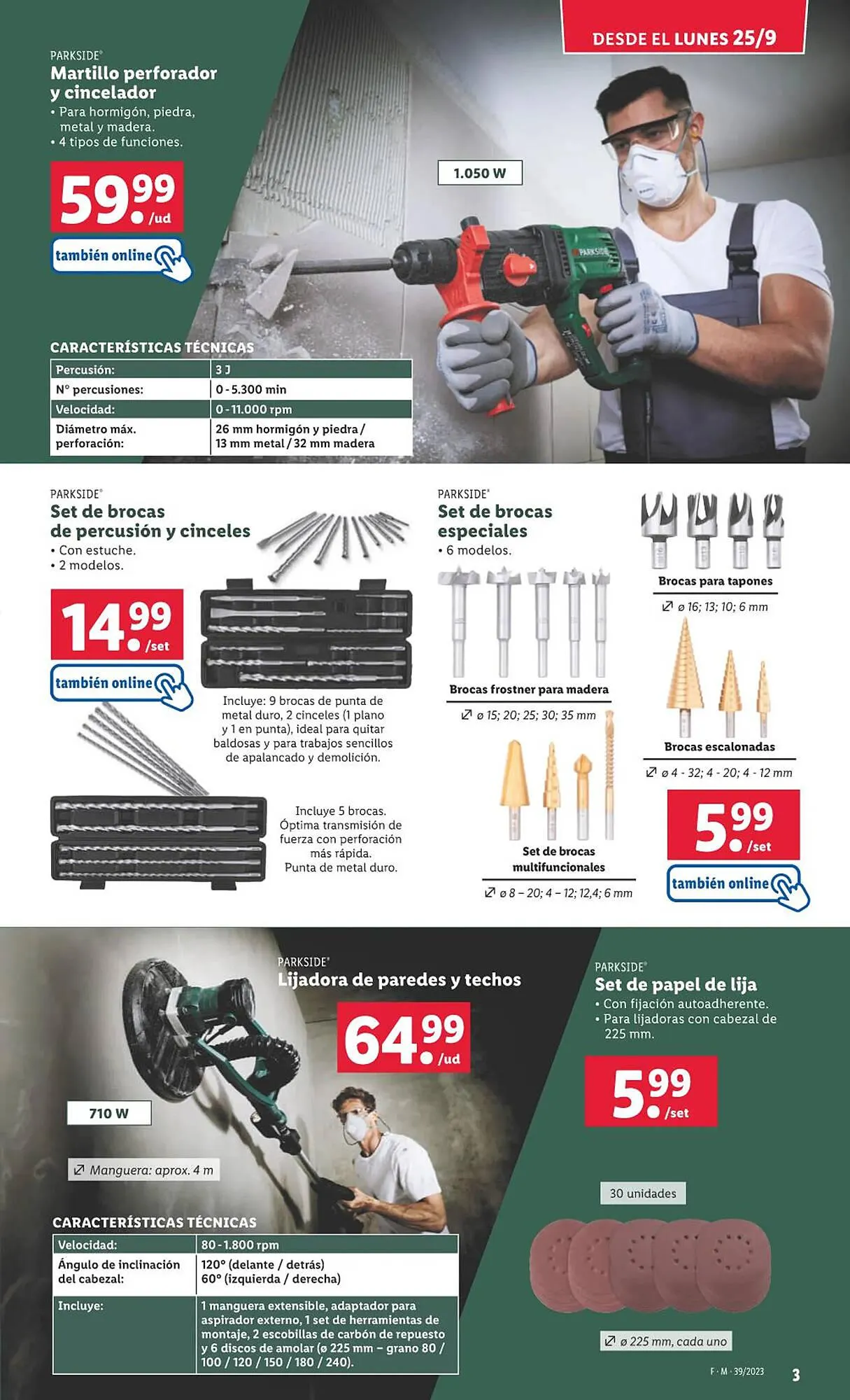 Catálogo de Folleto Lidl 25 de septiembre al 1 de octubre 2023 - Página 3