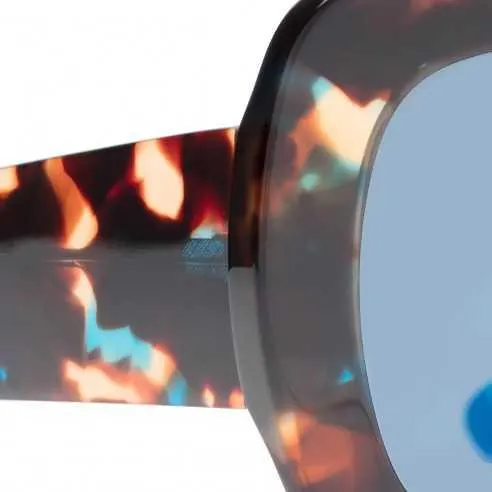 Gafas de sol mujer - HEY GUY C.2 SHINY SILVER BLUE 49 .