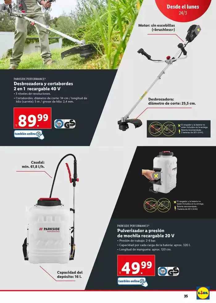 Catálogo de Parside Lidl 3 de marzo al 30 de marzo 2025 - Página 35