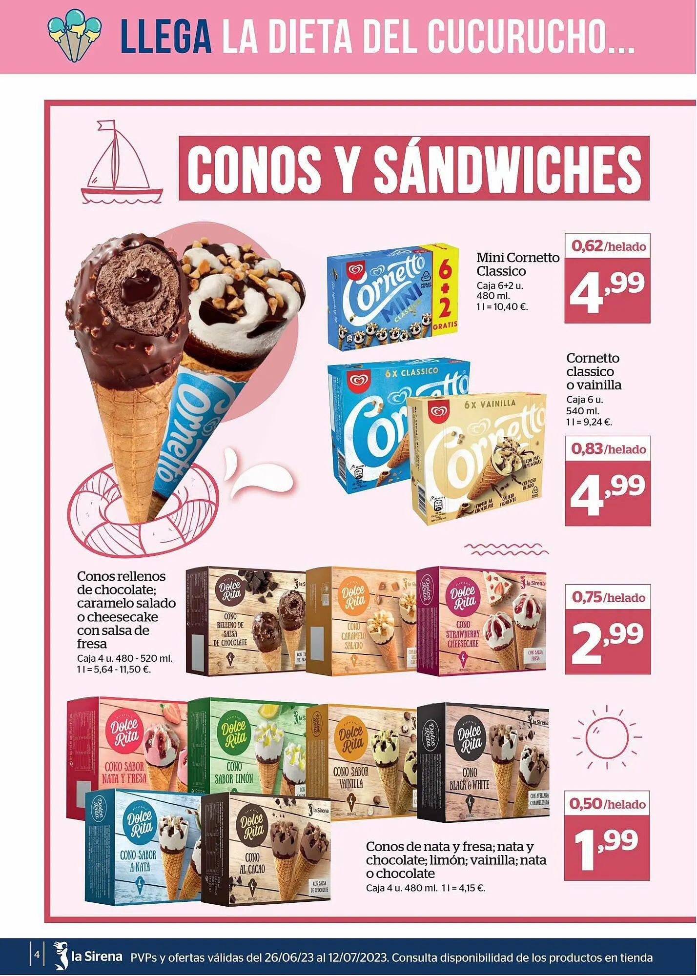 Catálogo de Folleto La Sirena 26 de junio al 12 de julio 2023 - Página 4